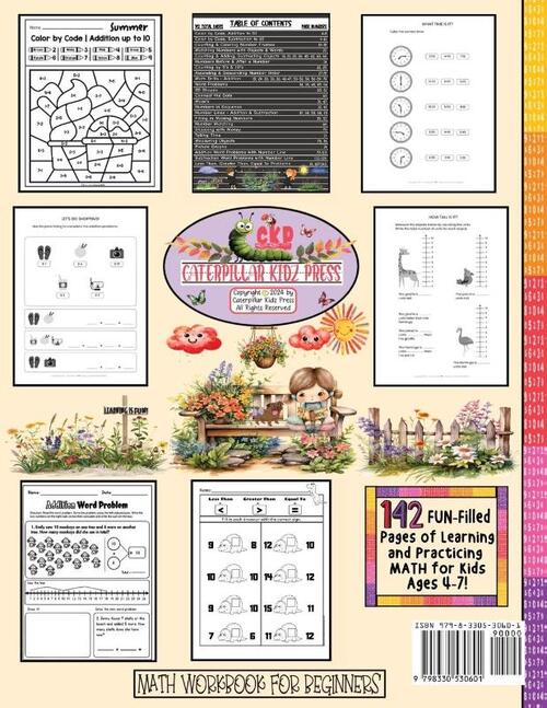 Kindergarten Math Workbook 4-7