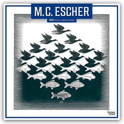M.C. Escher 2026 Square Flap Calendar