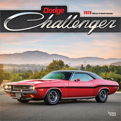 Dodge Challenger Official 2026 12 X 24 Inch (Hanging) Monthly Square Wall Calendar Plastic-Free