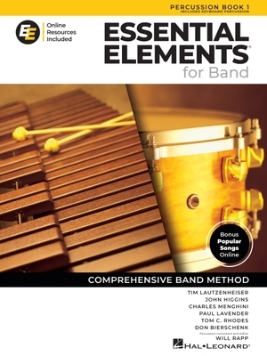 Essential Elements for Band Percussion Book 1 with Eei Online Resources Percussion Method Book and Sheet Music for Students and Teachers Band Method Songbook Newer 2025 Edition Available