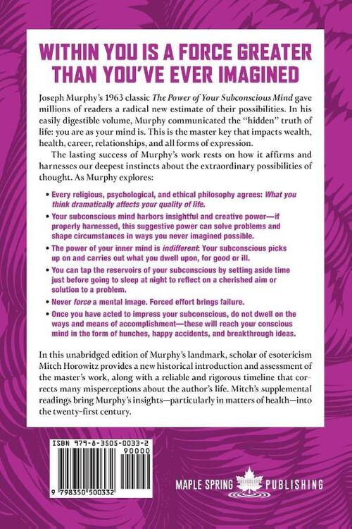 The Power of Your Subconscious Mind