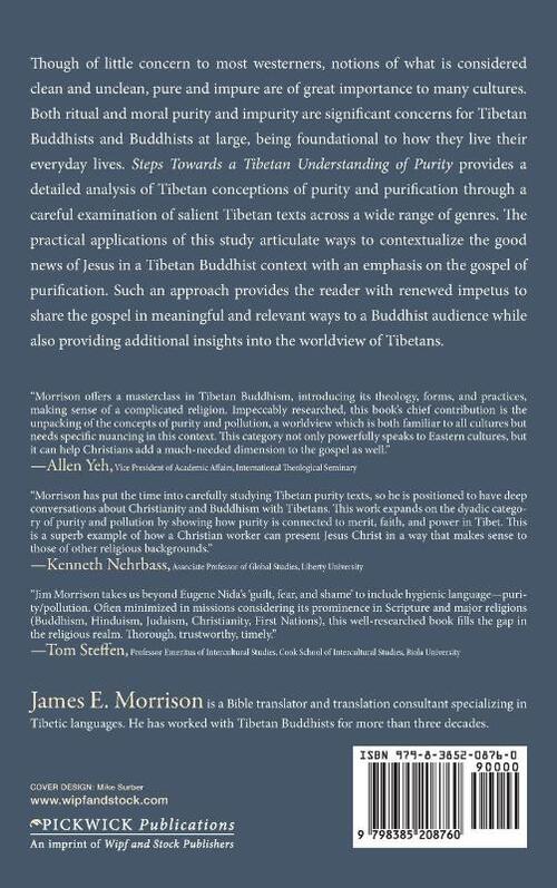 Steps toward a Tibetan Understanding of Purity