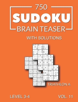 750 Sudoku Brain Teaser Triathlon A with solutions