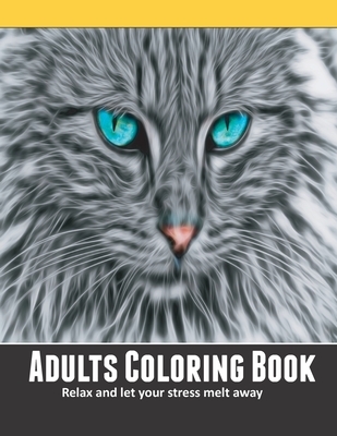 Adults Coloring book: Beautiful Flowers, Birds and Animals Coloring book