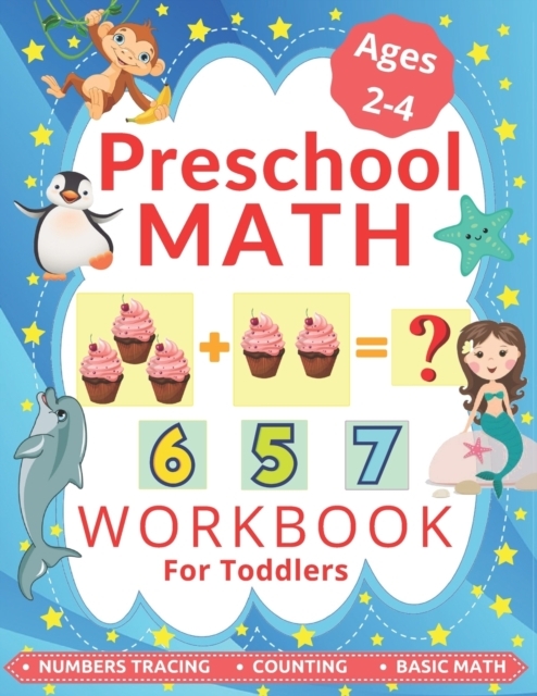 for　Publishing　Workbook　9798711634638　Preschool　Ages　2-4,　Math　Boek　Publishing　Toddlers　Glorywork　Bruna
