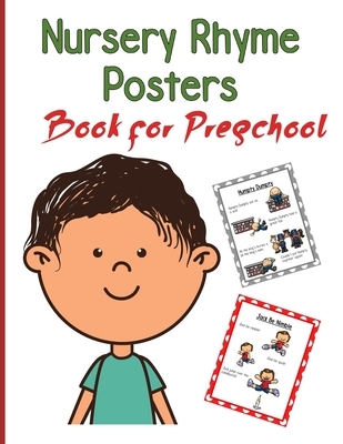 Nursery Rhymes Posters Book for Preschool: Perfect Interactive and Educational Gift for Baby, Toddler 1-3 and 2-4 Year Old Girl and Boy