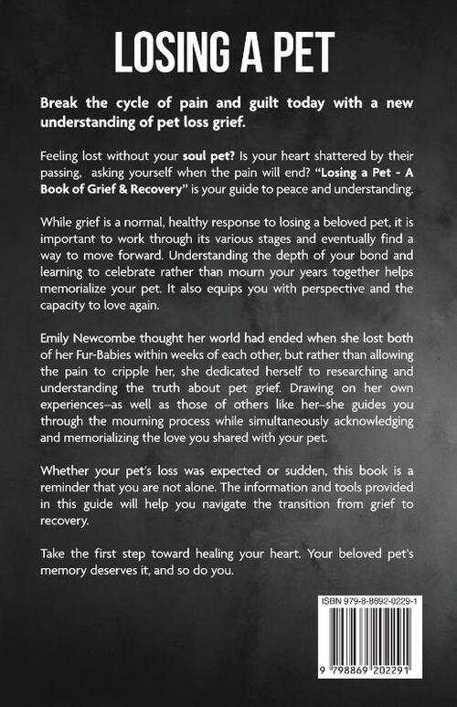 Losing A Pet - A Book of Grief & Recovery