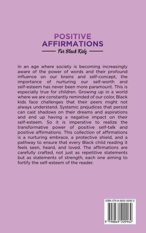 Positive Affirmations for Black Kids