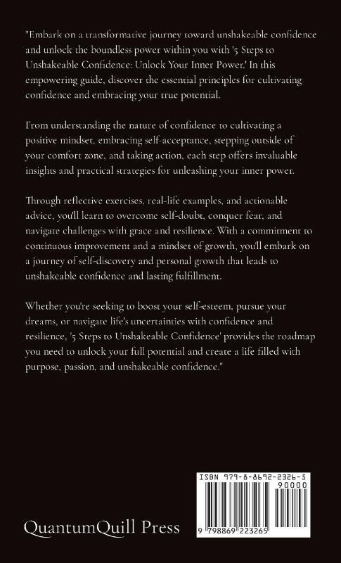 5 Steps to Unshakeable Confidence