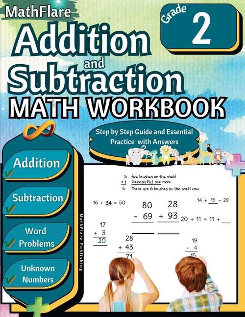 Addition and Subtraction Math Workbook 2nd Grade