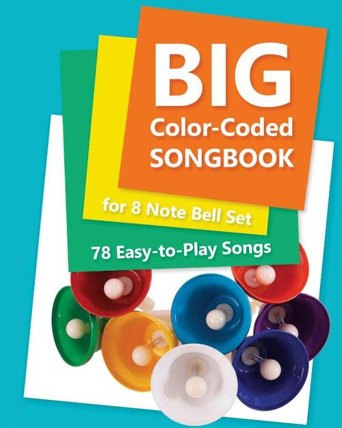 Big Color-Coded Songbook for 8 Note Bell Set