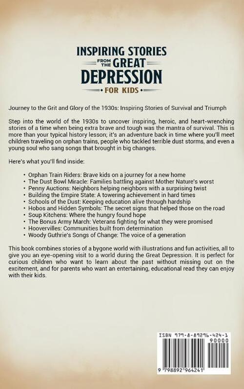 Inspiring Stories From The Great Depression For Kids