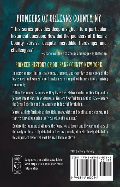 Pioneer History of Orleans County, New York (Annotated)
