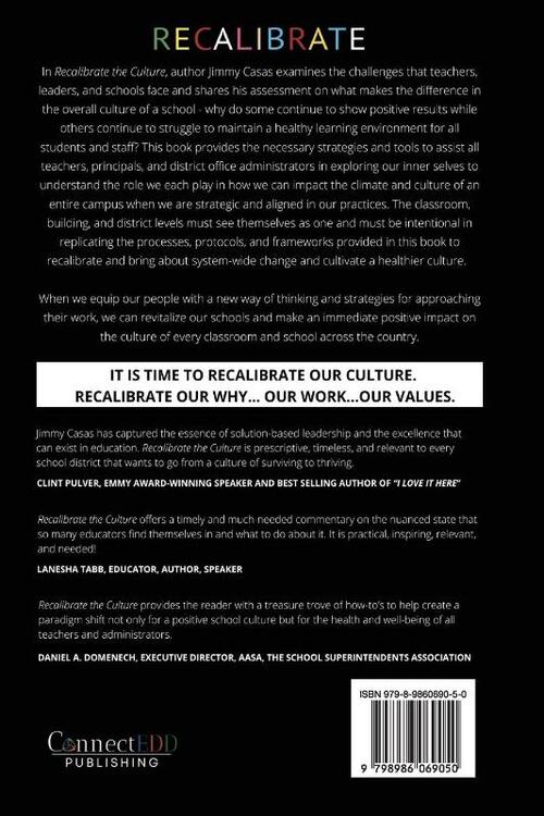 Recalibrate the Culture