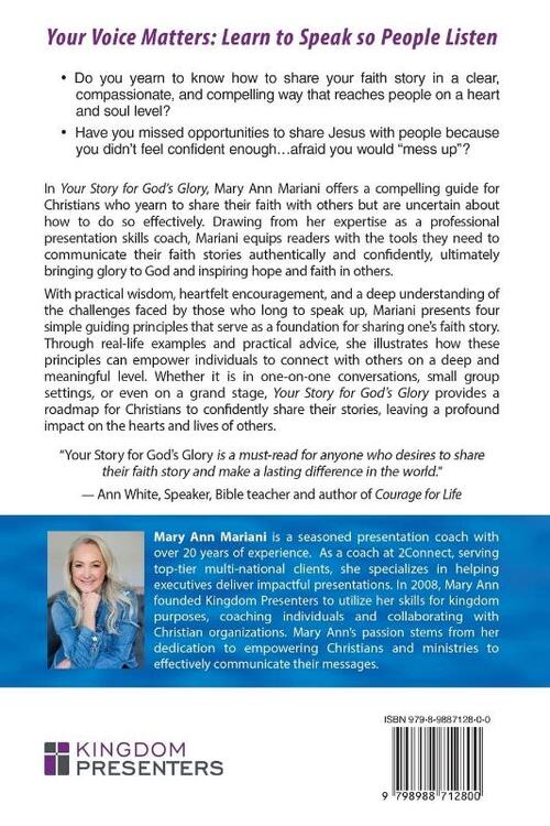 Your Story for God's Glory