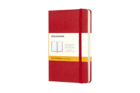 Notitieboek Moleskine Pocket 90X140MM Lijn Hard Cover Rood