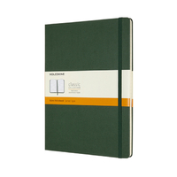 Notitieboek Moleskine XL 190X250MM Lijn Hard Cover Myrtle Green