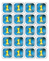 Consumptie Breekmunten Combicraft 200 Stuks Blauw