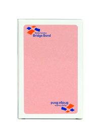 Speelkaarten Bridgebond Roze