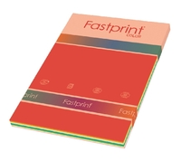 Kopieerpapier Fastprint A4 160GR 10Kleuren X5Vel