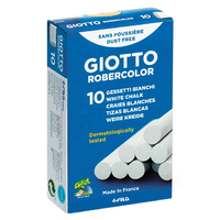 Schoolbordkrijt Giotto Doos À 10 Stuks Wit