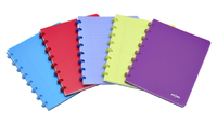 Schrift Atoma A5 Ruit 4X8MM 144BLZ 90GR PP Transparant Assorti