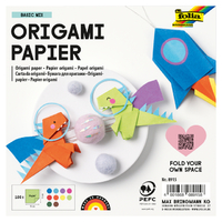 Origami Papier Folia 70GR 15X15CM 100 Vel Assorti Kleuren