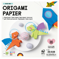 Origami Papier Folia 70GR 20X20CM 100 Vel Assorti Kleuren