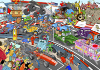 Puzzel Wacky World Ruimte 1000 St.