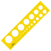 Cirkelsjabloon M+R Geel