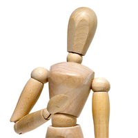 Ledenpop Vrouw 30 CM Ongelakt