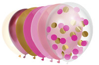 Ballonnen Mix Princess Pink 10 Stuks