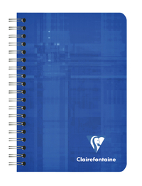 Notitieboek Clairefontaine A7+ 95X140 Ruit 5X5 100BLZ 90GR Assorti