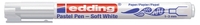 Viltstift Edding 1500 Soft Wit