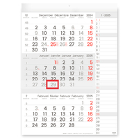 3-Maandkalender 2024 Inni Manager Compact-Formaat Notes