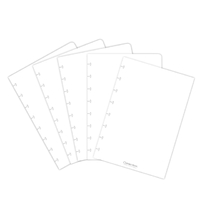 Uitbreidingsset Correctbook A5 Blanco 5 Bladen