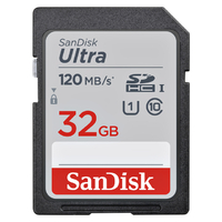 Geheugenkaart Sandisk SDHC Ultra 32GB (Class 10/Uhs-I/120MB/S)
