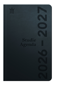 Schoolagenda 2025-2026 Ryam Studie Deluxe 7Dagen/2Pagina's Zwart