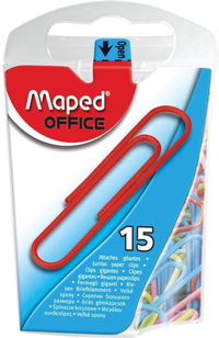 Paperclips Maped Groot Kleur 15st