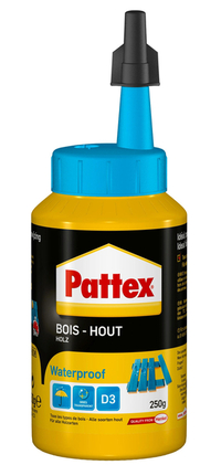 Pattex Houtlijm D3 Waterproof 250ML