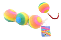Regenboog Ballen 3 Stuks In Net 8 CM