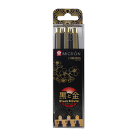 Sakura Pigma Black & Gold Edition Set 3