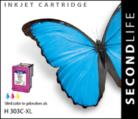 Cartridge Secondlife H 303C XL Kleur