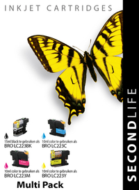 Cartridge Secondlife Brother LC 221 / 223 Multipack