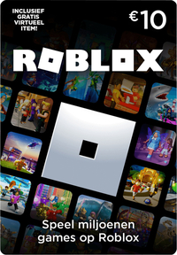 Cadeaukaart + Hangtag Roblox 10
