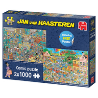 Puzzel JVH De Muziekwinkel En Vakantiek 2X1000st