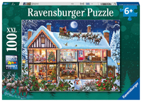 Puzzel Ravensburger Kerstmis Thuis 100 Stukjes