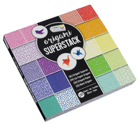 Origami Superpack 15X15CM, 70 GSM, 180 Sheet