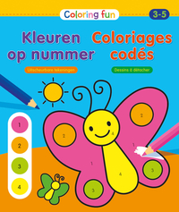 Kleurblok Deltas Kleuren Op Nummer Coloring Fun 3-5 Jaar