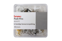 Push Pins Bruna Zwart/Goud/Zilver/Wit/Transparant